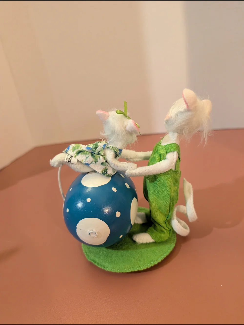 Annalee 2011 5 in Easter Egg Mice - Green, Blue and White